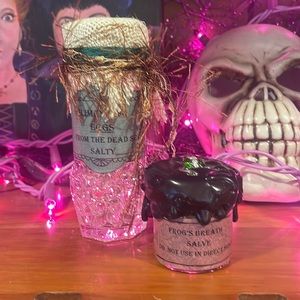 Halloween potion bottles